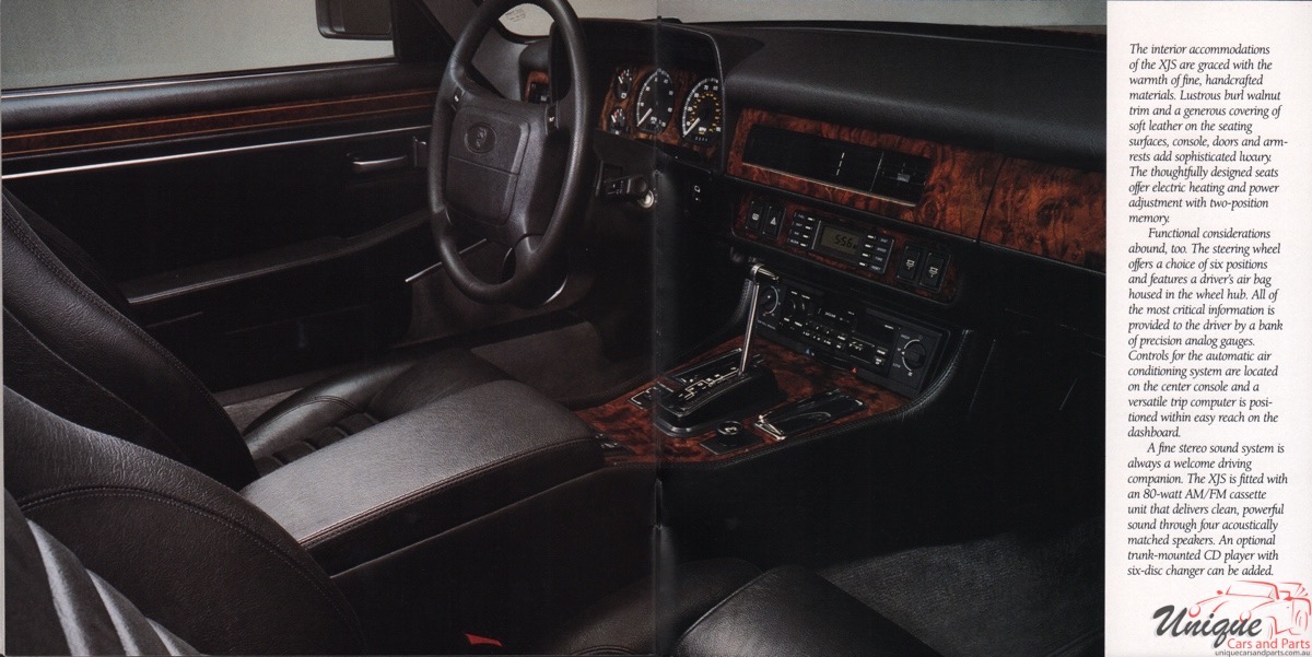 1992 Jaguar Model Lineup Brochure Page 9